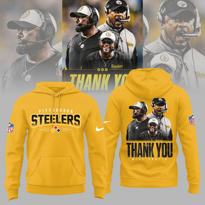 Pittsburgh Steelers Thank you Coach Mike Tomlin Limited Edition Combo Hoodie