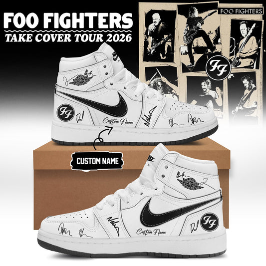Foo Fighters ”Take Cover Tour 2026” Limited Edition Signature JD Shoes