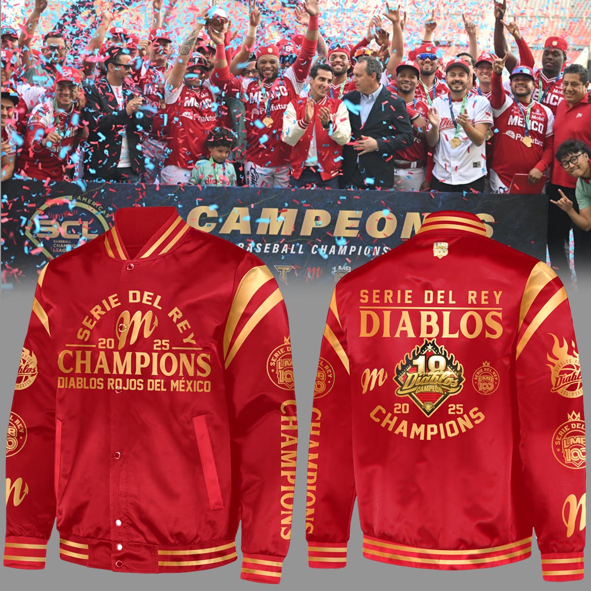Diablos Rojos del México Campeon Bomber
