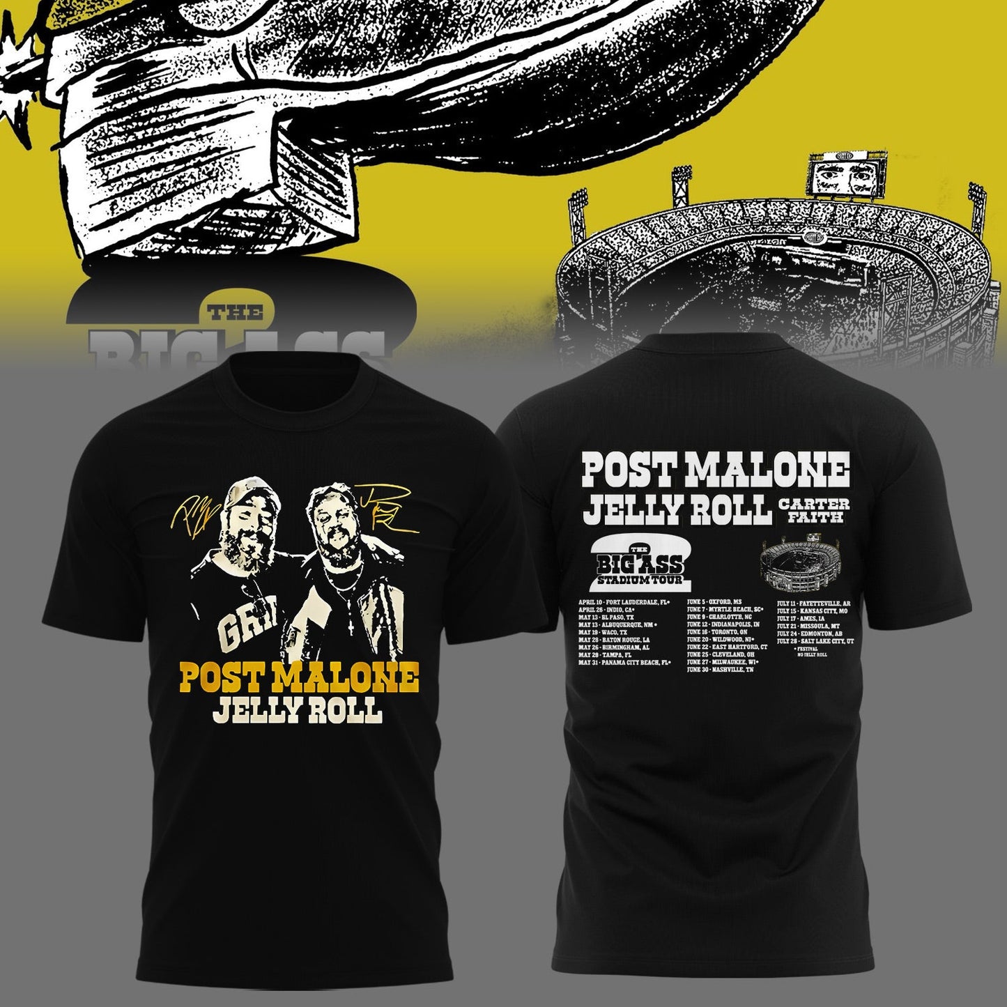 The BIG ASS Stadium Tour 2026 Shirt