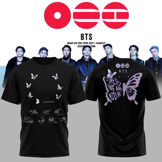 .BTS The 5th Album Release Limited Edition Signature – Tshirt