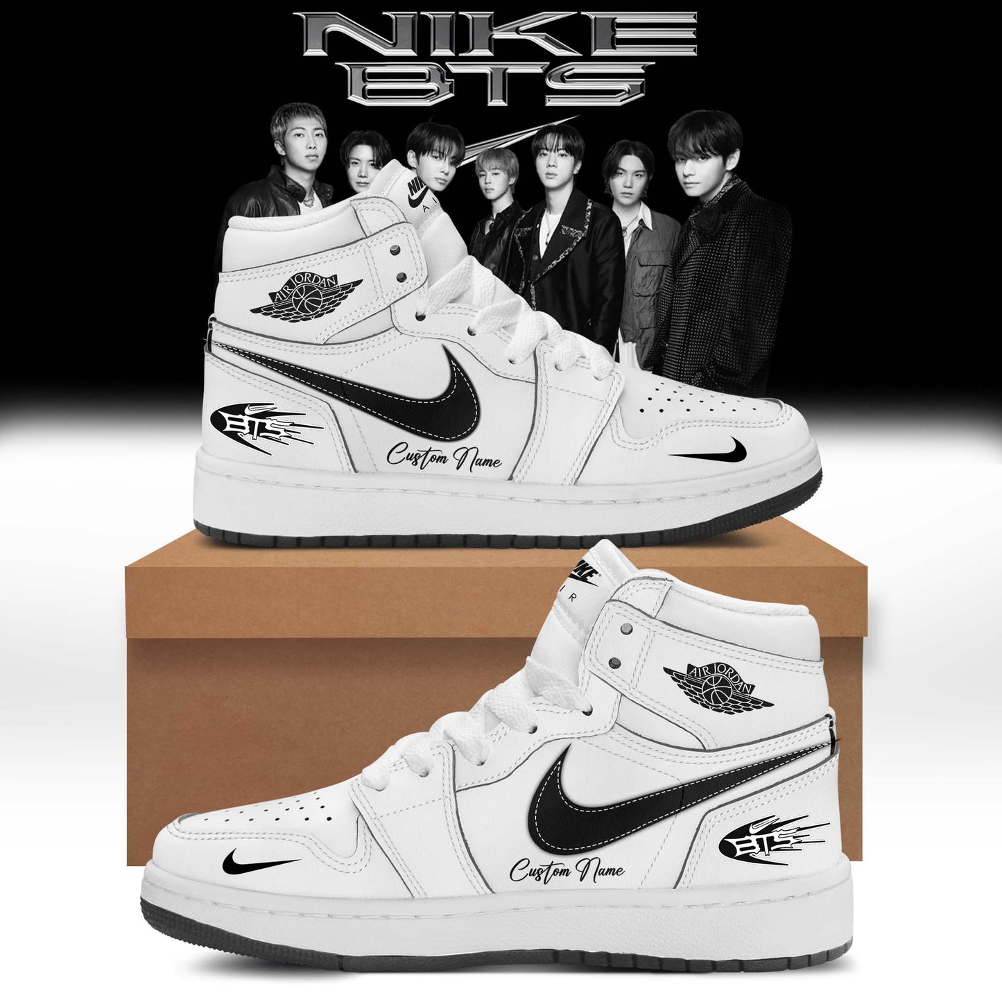 BTS Merch Collection Limited Edition Shoes