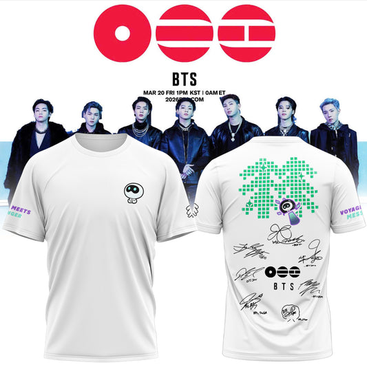 .BTS The 5th Album Release Limited Edition Signature – Tshirt