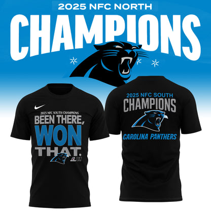 Carolina Panthers 2025 NFC North Division Champions Limited Edition T-Shirt