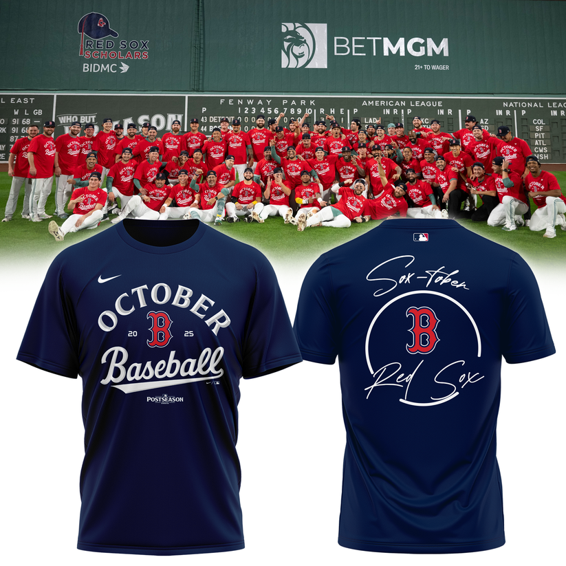 Boston Red Sox Postseason 2025 T-Shirt ⚾