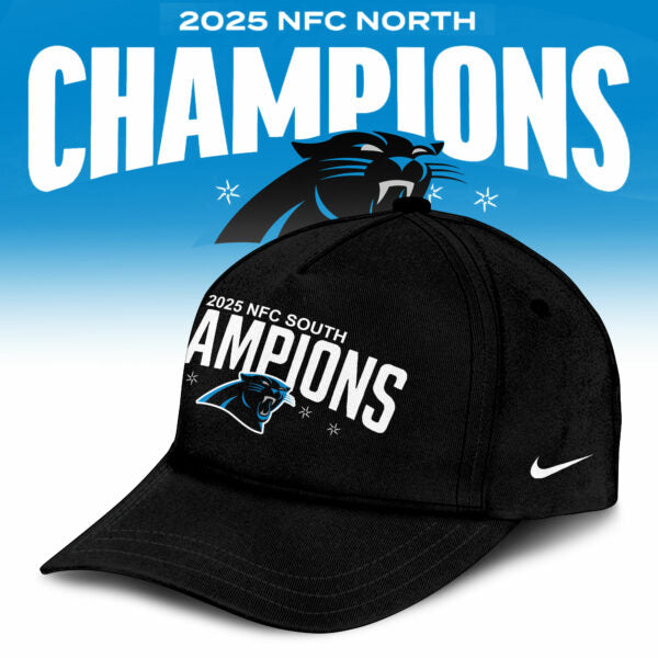 Carolina Panthers 2025 NFC North Division Champions Limited Edition Hoodie