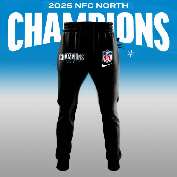 Carolina Panthers 2025 NFC North Division Champions Limited Edition Hoodie