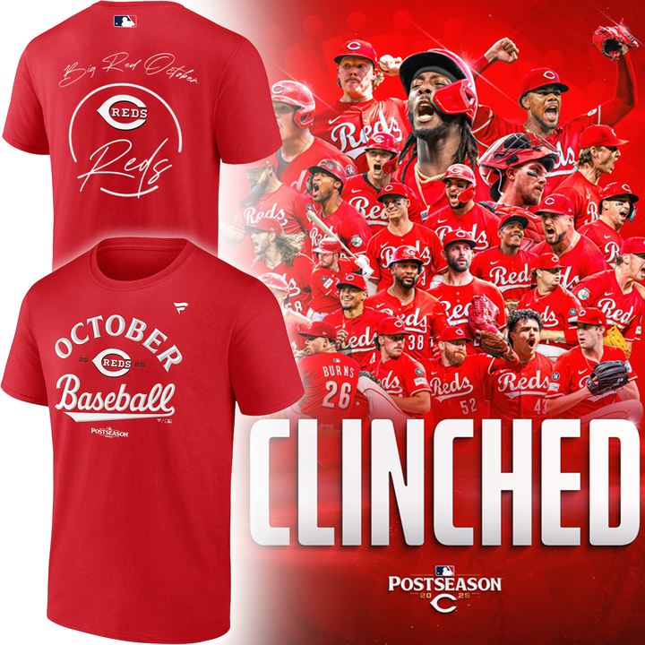 Cincinnati Reds 2025 Playoff Tee – The Reds Are In!