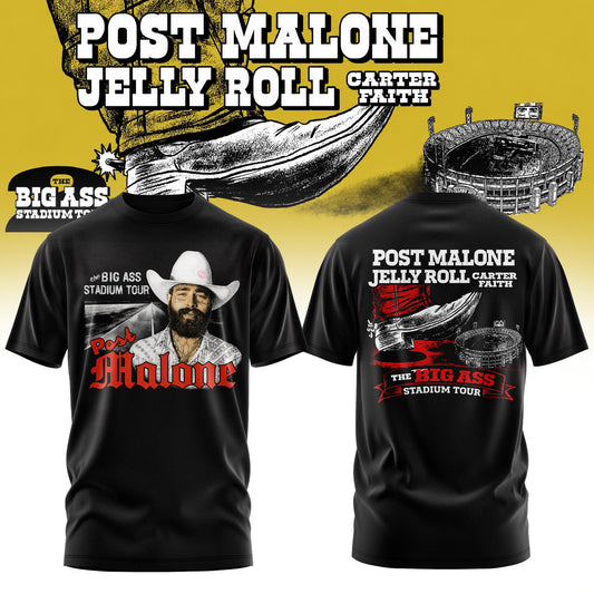 Post Malone “The BIG ASS Stadium World Tour” Limited Tshirt