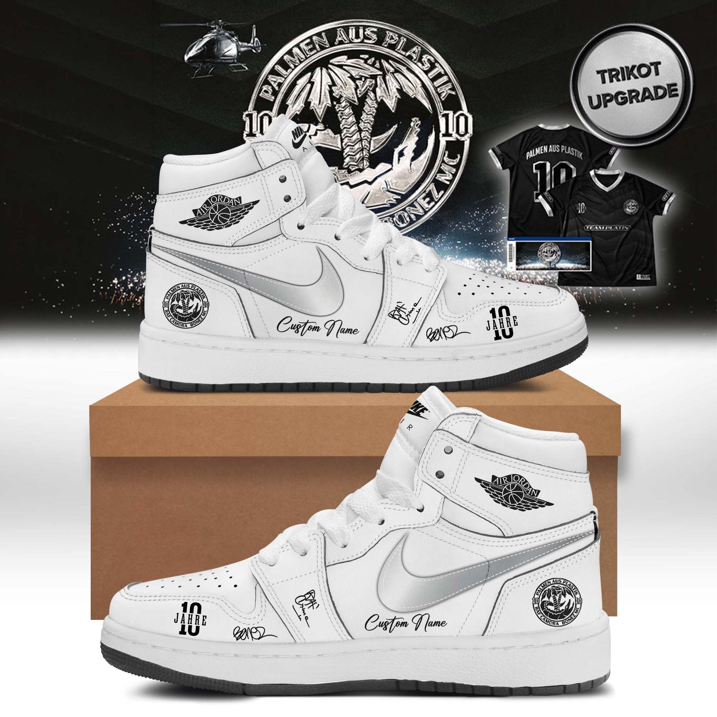 RAF Camora & Bonez MC “10 Jahre Palmen aus Plastik Tour” signed Shoes