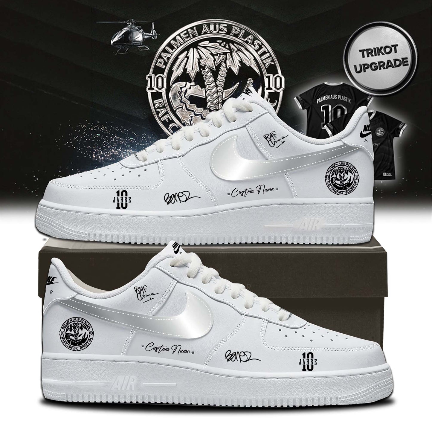 RAF Camora & Bonez MC “10 Jahre Palmen aus Plastik Tour” signed Shoes
