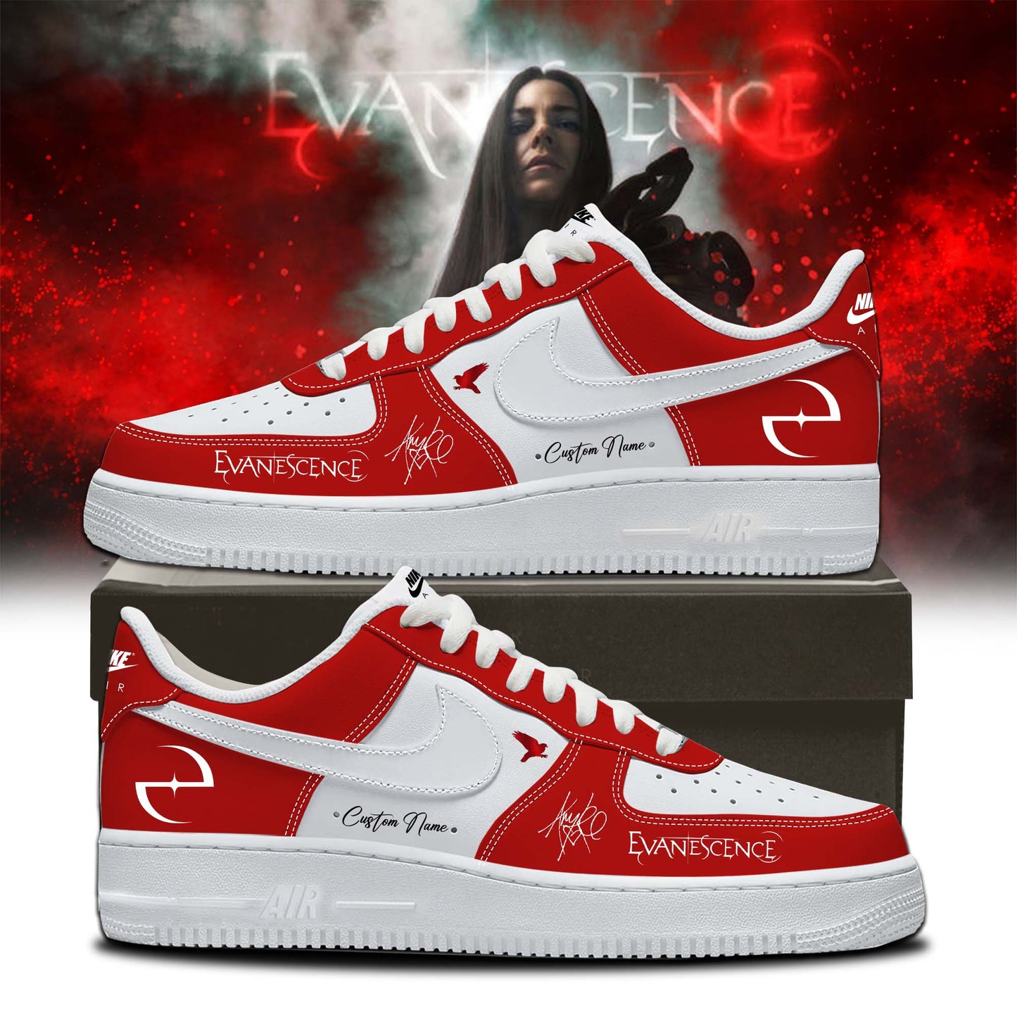 EVANESCENCE Sanctuary 2026 World Tour Limited Edition AF1 Sneakers