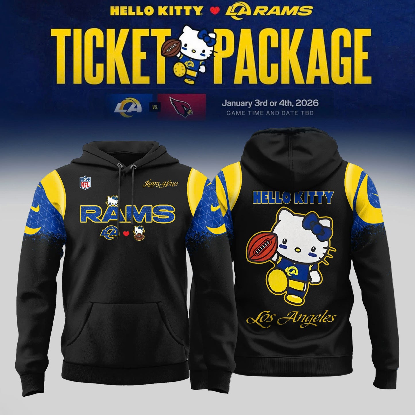 Los Angeles Rams x HK Limited Edition Hoodie v2