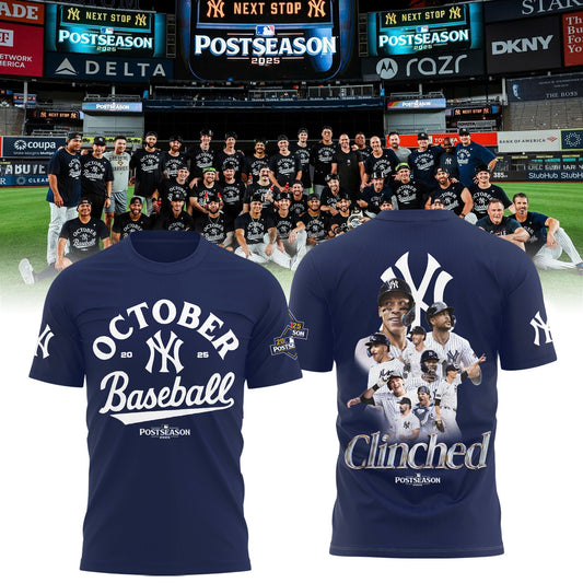 New York Yankees October 2025 Postseason Shirt