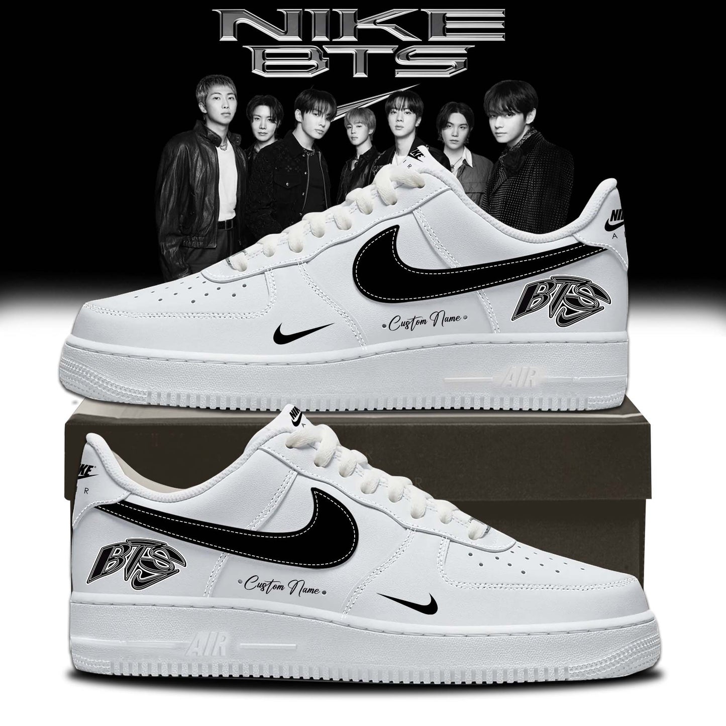BTS Merch Collection Limited Edition Shoes