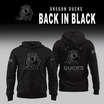 Oregon Ducks 2025 Back in Black Limited Edition Hoodie
