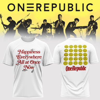 OneRepublic - From Europe With Love Tour 2026 T-Shirt