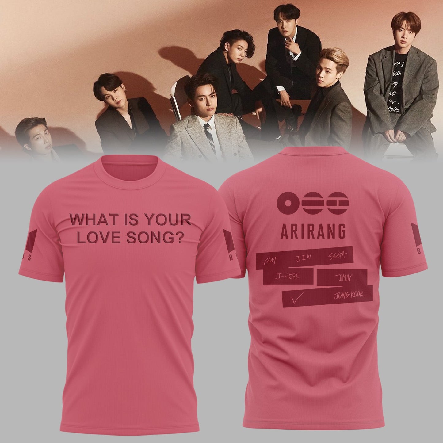 BTS “What Is Your Love Song?” Limited Edition Shirt