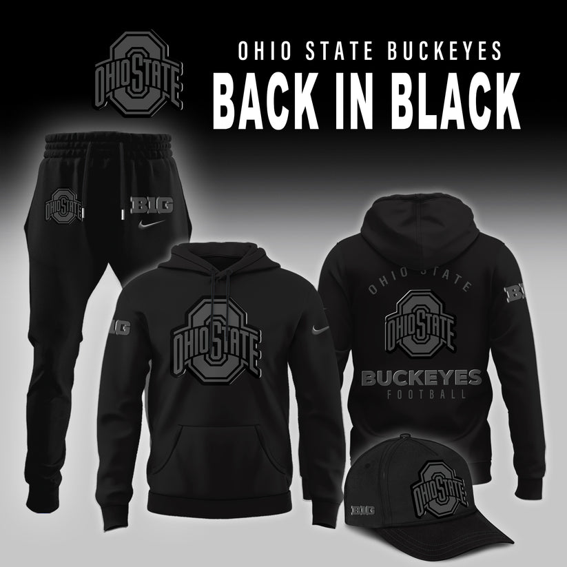 Ohio State Football Back In Black 2026 Combo Hoodie
