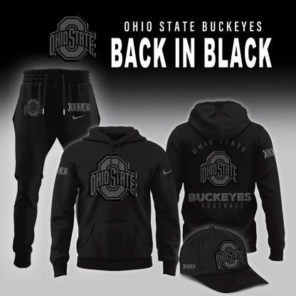 Ohio State Football Back In Black 2026 Combo Hoodie
