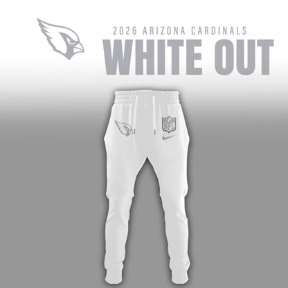 Arizona Cardinals 2026 White Out Limited Edition T-Shirt