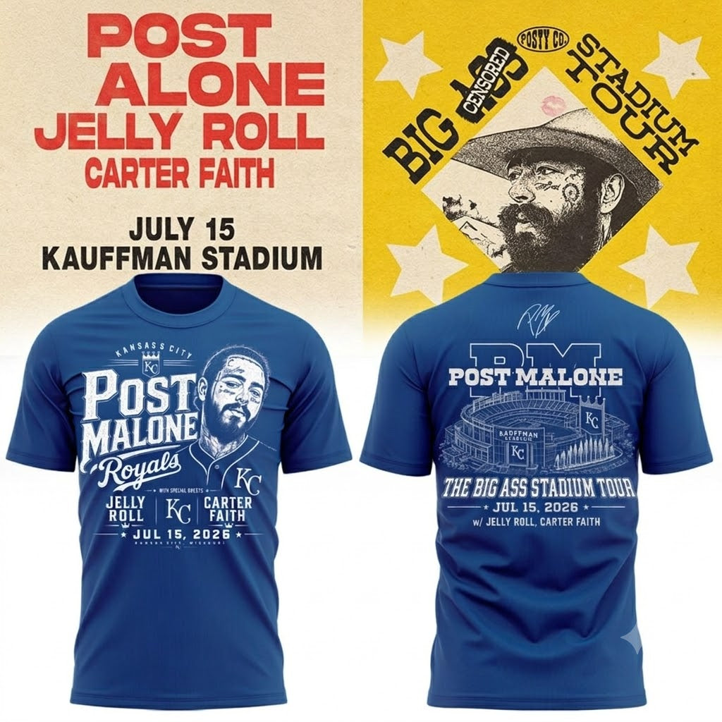 Limited Edition Big Ass Stadium Tour At Kauffman Stadium Shirt-ND07152630