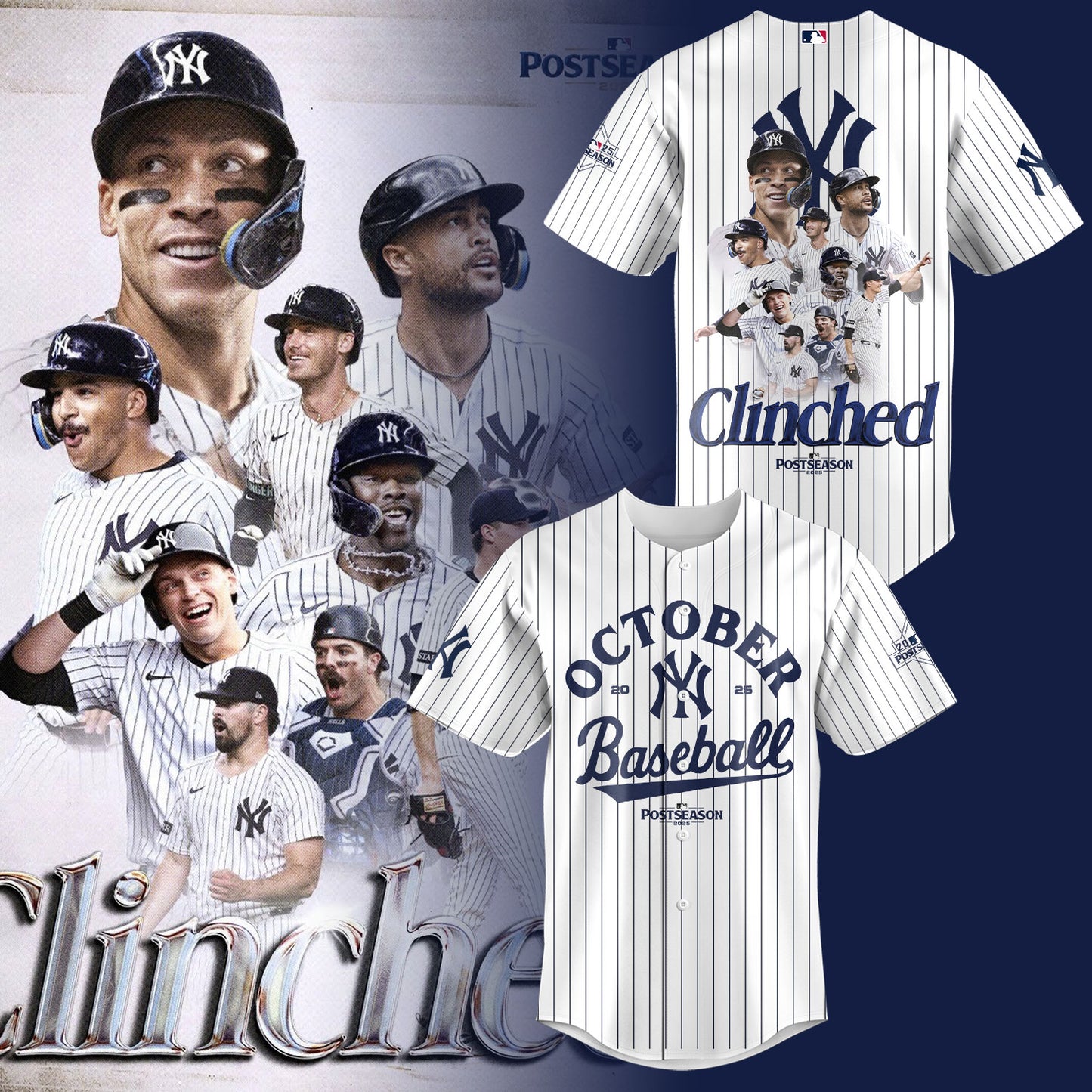 New York Yankees October 2025 Postseason Jersey