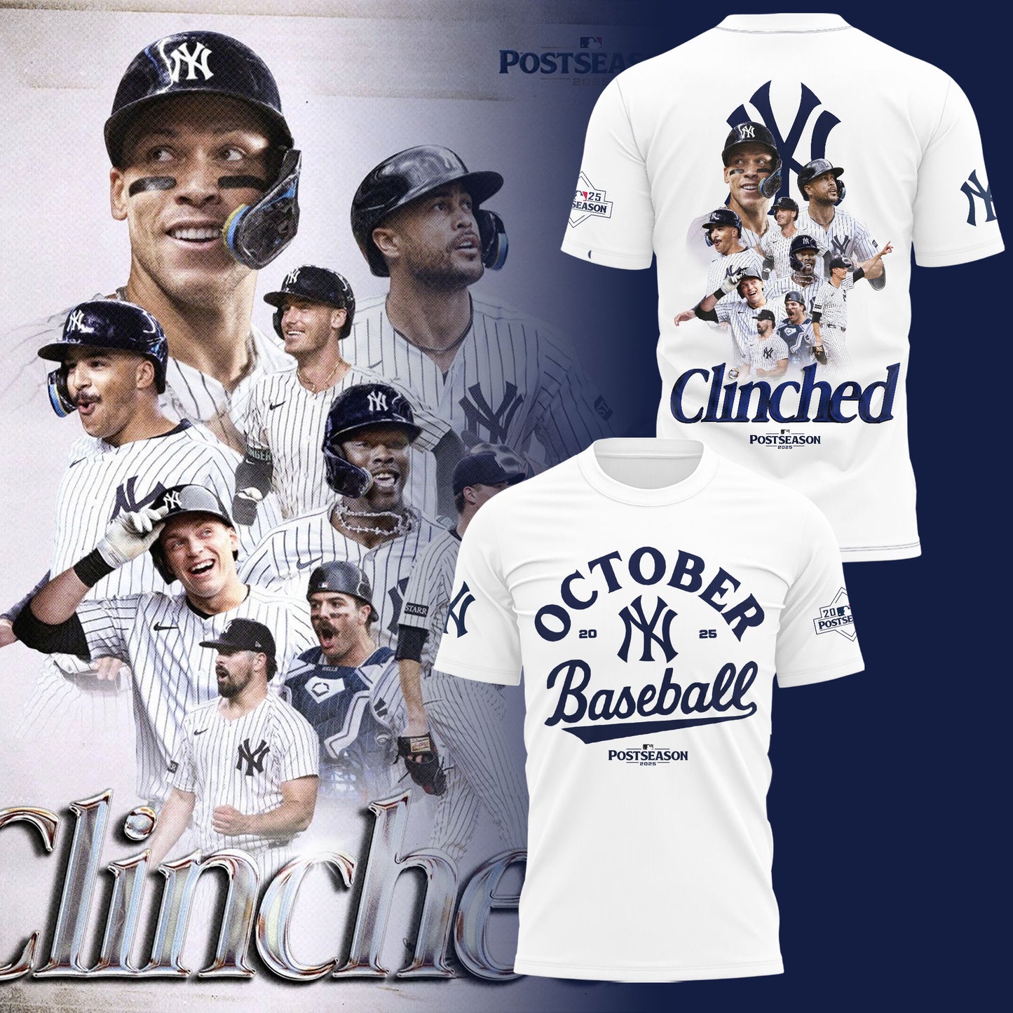 New York Yankees October 2025 Postseason Shirt