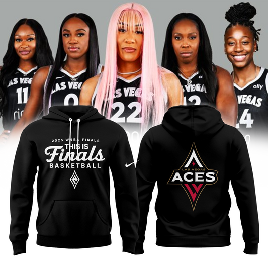 Las Vegas Aces 2025 Playoffs Hoodie – Raise The Stakes v2