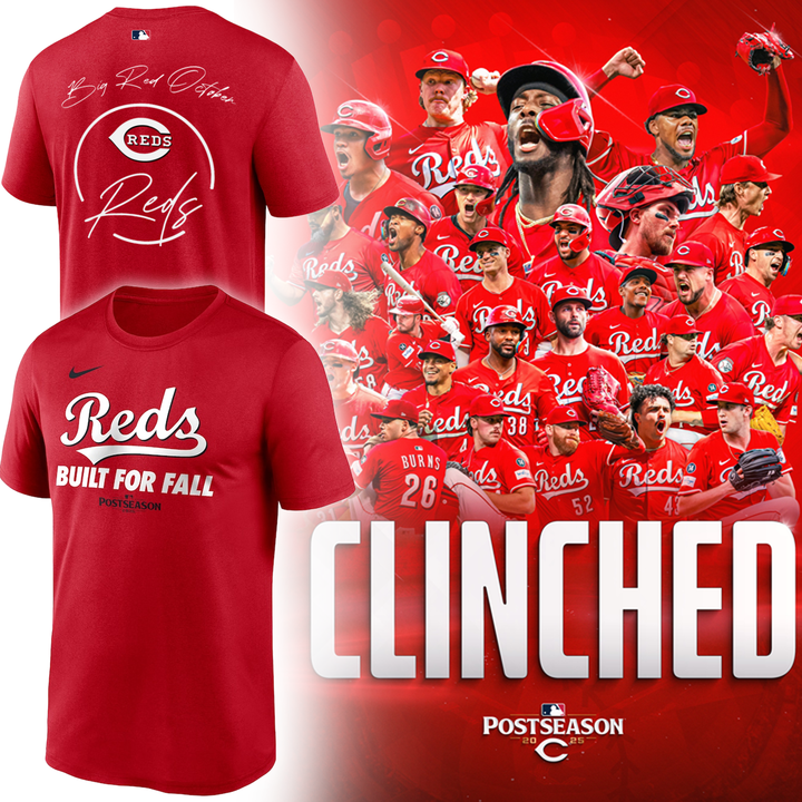 Cincinnati Reds 2025 Playoff Tee – The Reds Are In!