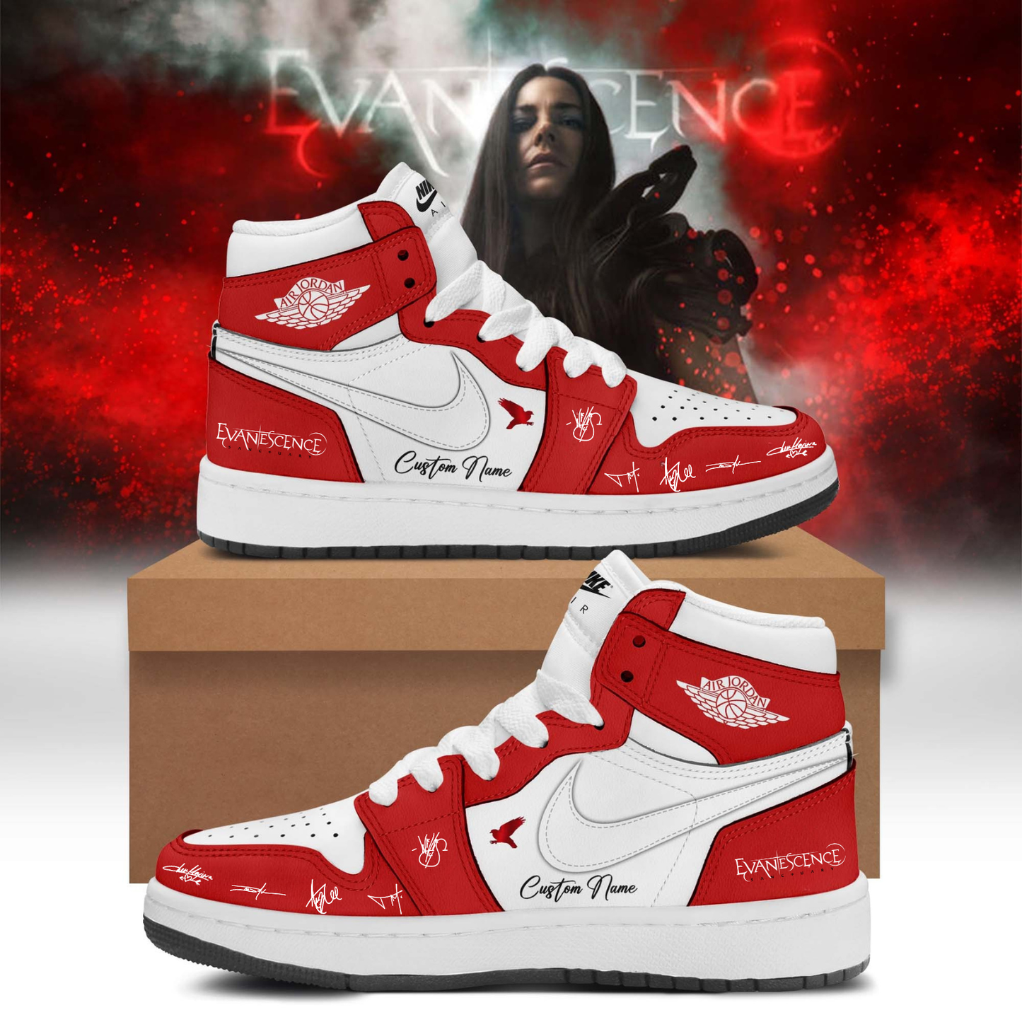 EVANESCENCE Sanctuary 2026 World Tour Limited Edition JD1 Shoes