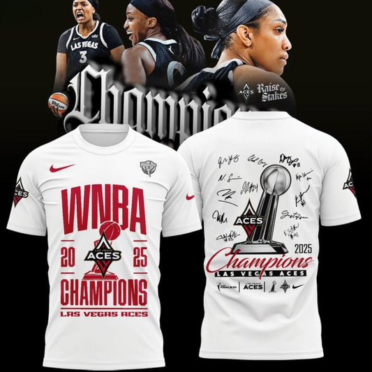 Las Vegas Aces 2025 WNBA Champions Limited Edition Shirt