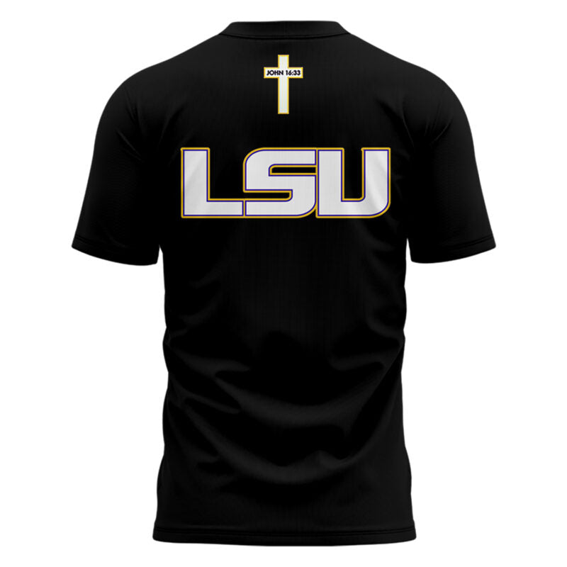 Special Edition Tigers JESUS WON Black TShirt-AB041125502