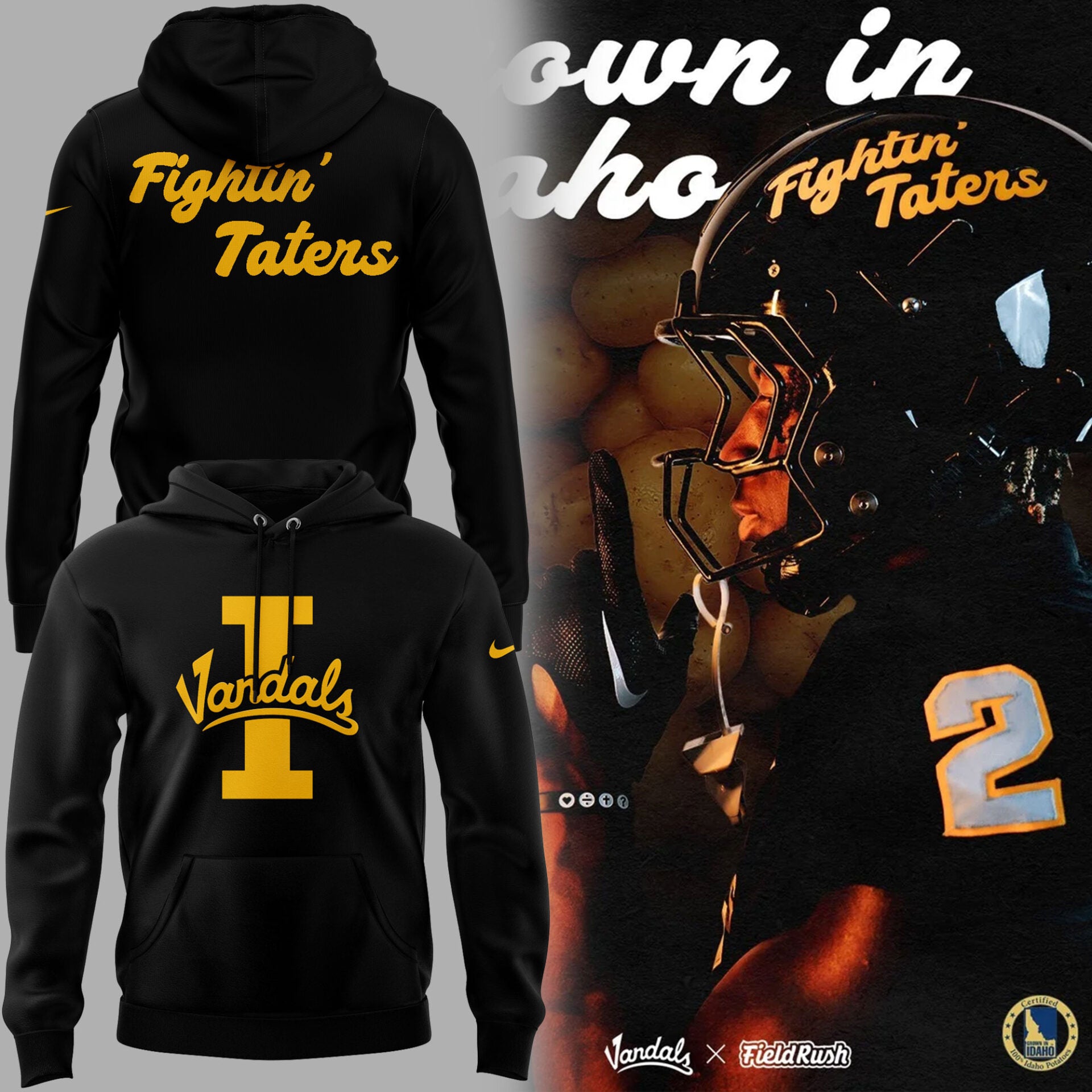 Limited Edition Fightin’ Taters Hoodie
