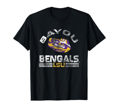 Limited Edition LSU Football Bayou TShirt-AB090325006
