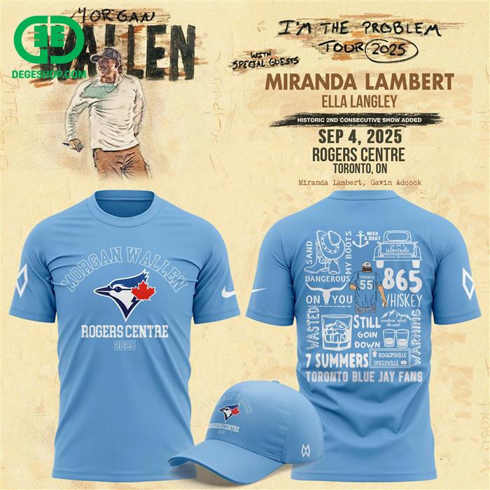 Limited Edition Toronto Baseball 'I'm The Problem Tour 25' MG TShirt-AB0907250002