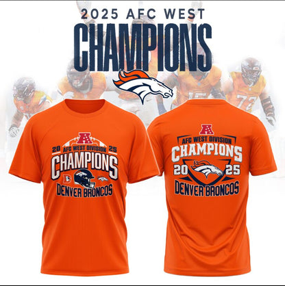 Limited Edition 2025 AFC West Champions T-Shirt