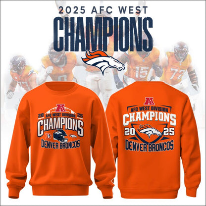 Limited Edition 2025 AFC West Champions Sweatshirt