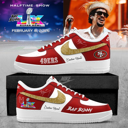 Halftime Show Super Bowl LX AF1 Sneakers – All Teams (Custom Name)