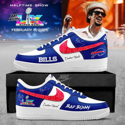 Halftime Show Super Bowl LX AF1 Sneakers – All Teams (Custom Name)