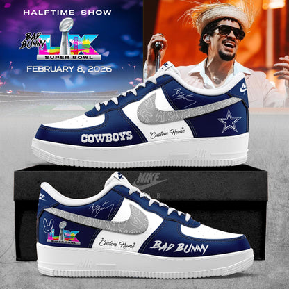 Halftime Show Super Bowl LX AF1 Sneakers – All Teams (Custom Name)