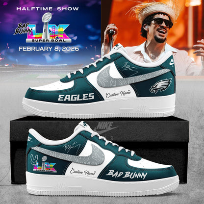 Halftime Show Super Bowl LX AF1 Sneakers – All Teams (Custom Name)