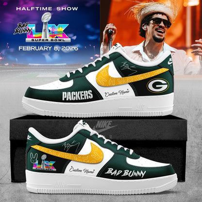 Halftime Show Super Bowl LX AF1 Sneakers – All Teams (Custom Name)