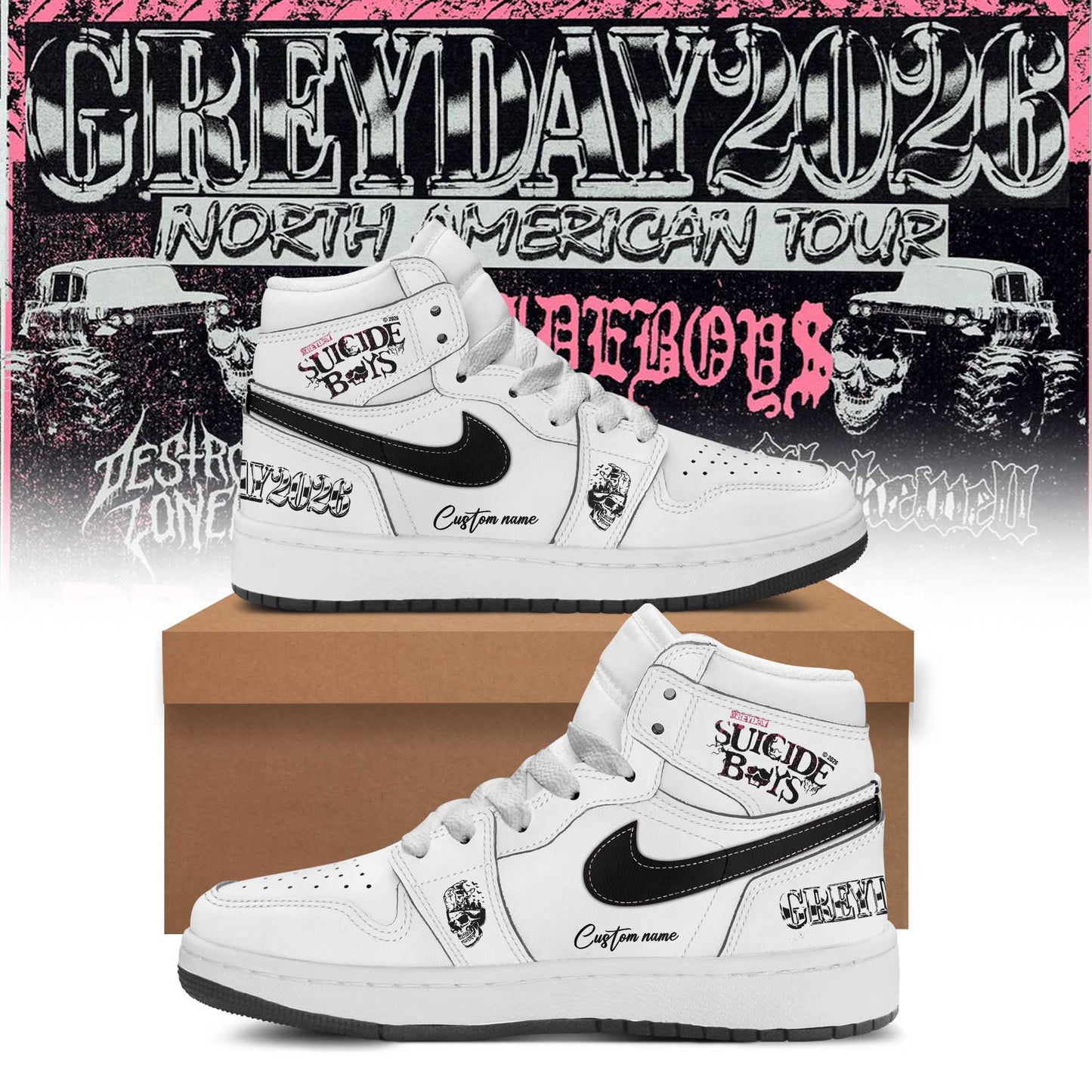 Air Jordan 1: Greyday 2026 “ North American Tour Collection
