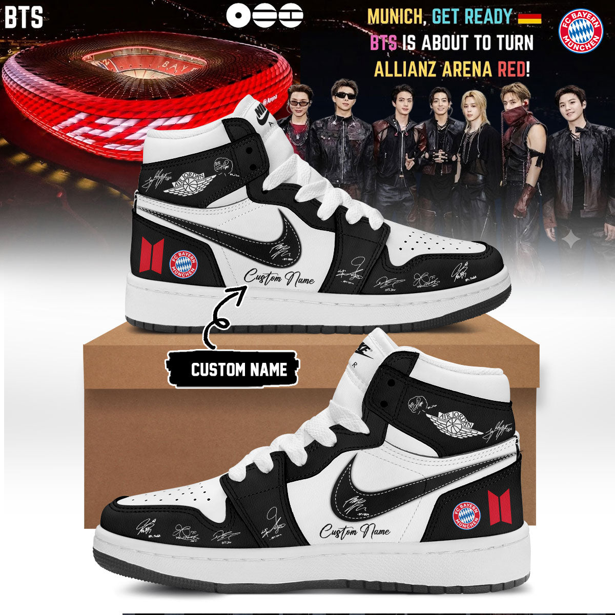 BTS “ARIRANG” World Tour Shoes