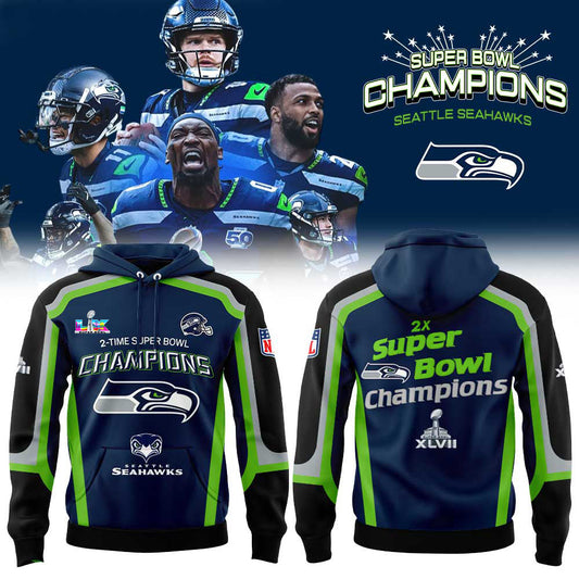 Seattle Seahawks Super Bowl LX Champions Limited Edition Hoodie