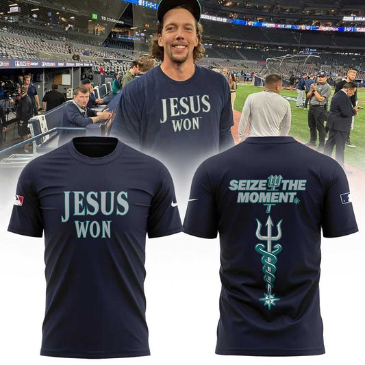 Seattle Mariners Jesus Won Combo Shirt