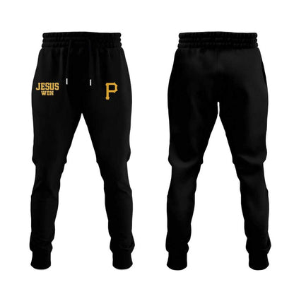Pittsburgh Pirates x JESUS WON 2026 Jersey Black