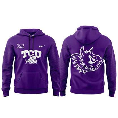 .   TCU The Best Uniform Combo Purple Hoodie