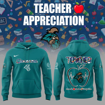 . Coastal Carolina Teachers Appreciation 2025 Combo Hoodie